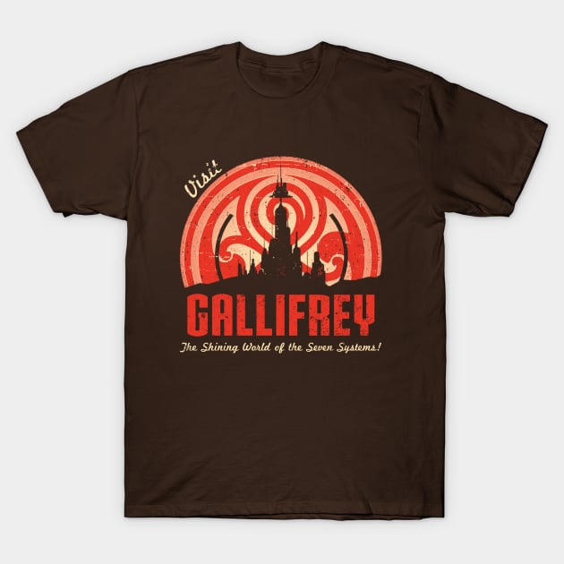 Visit Gallifrey - V2 T-Shirt by alecxps